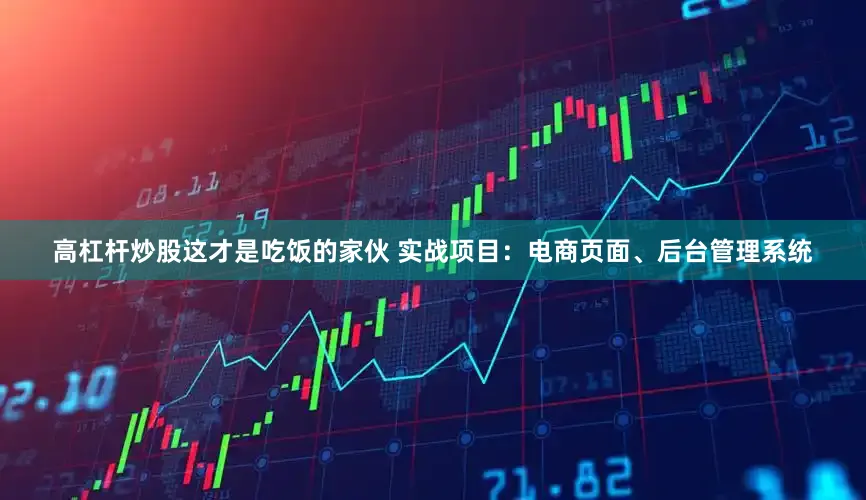 高杠杆炒股这才是吃饭的家伙 实战项目：电商页面、后台管理系统